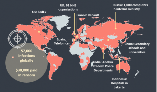 Scale of the WannaCry Cyber Attack