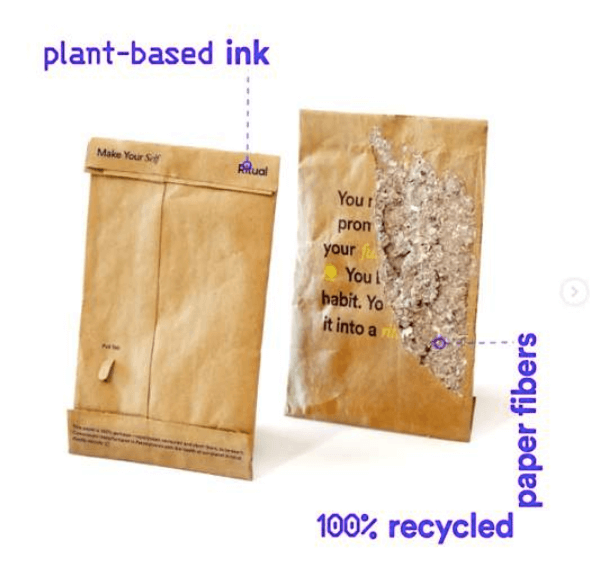 sustainable packaging innovations - plant ink